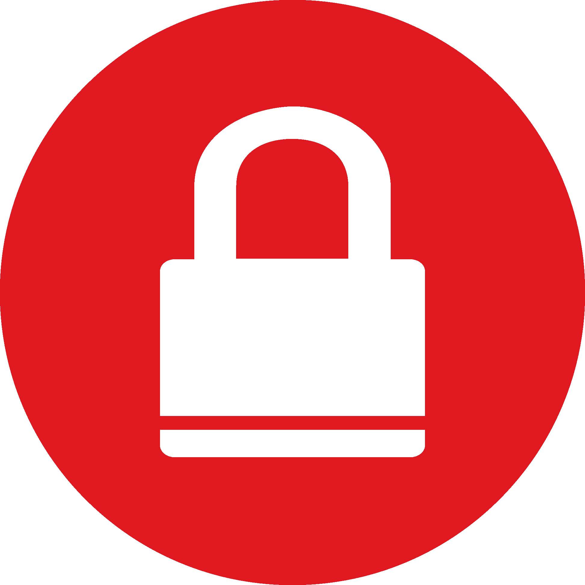 Secure icon from SRP I Love You Guys Foundation