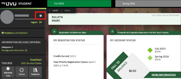 UVU Notifications Step 2