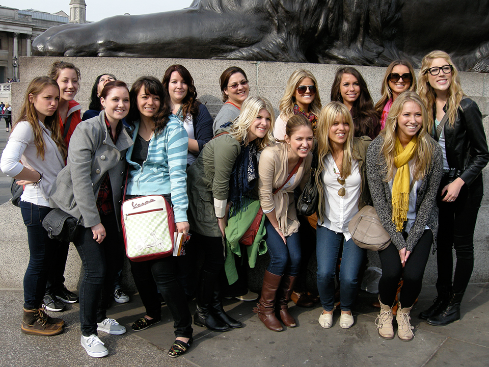 Study abroad group