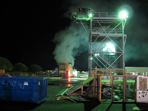 a tower seen against the night sky