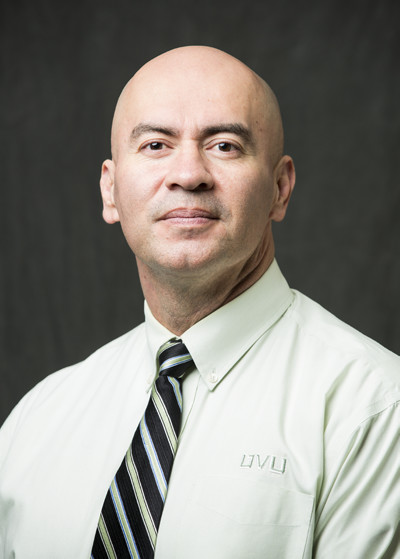 This is a picture of Axel Ramirez, a member of the faculty advisory board for Utah Valley University’s Center for the Study of Ethics.