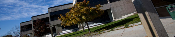 exterior of UVU buildings linking to policies and procedures for scheduling with UVU event services
