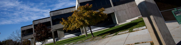 an external view of UVU buildings