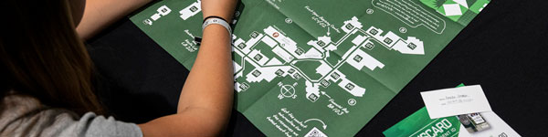 map of UVU campus for visitors to UVU