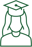 female graduate icon