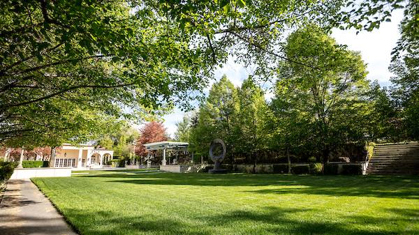 Grounds and lawn of Bastian Estate.