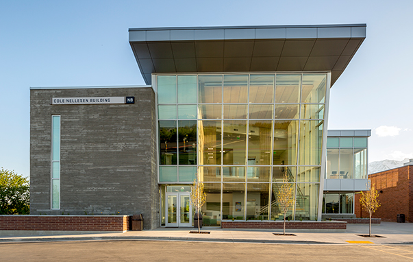 Exterior of the Cole Niellsen Autism building