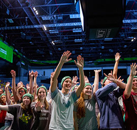 Students celebrating