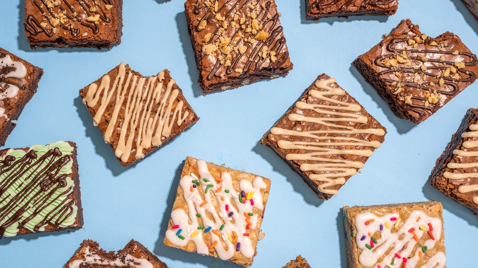 Variety of Gooey Gourmet Brownies