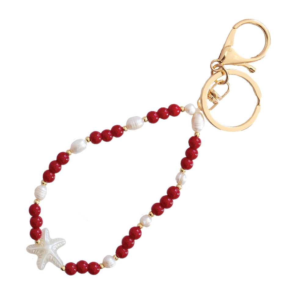Beaded keychain