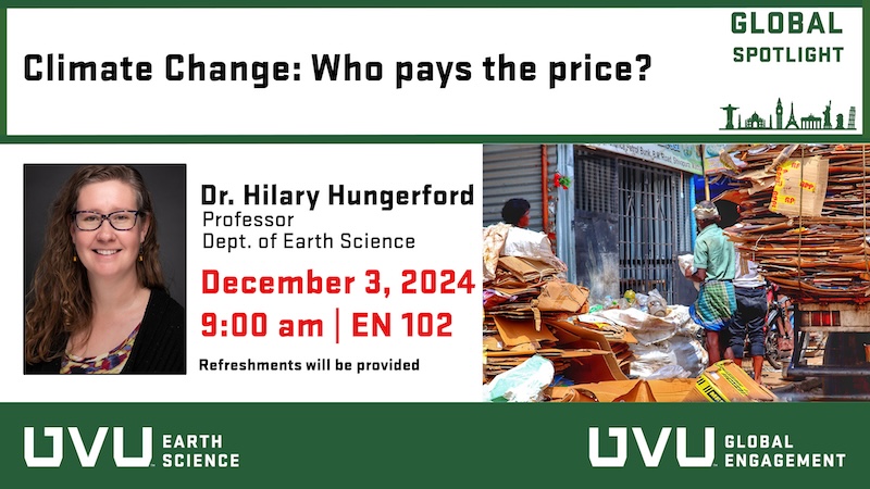Climate Change, Who pays the price?