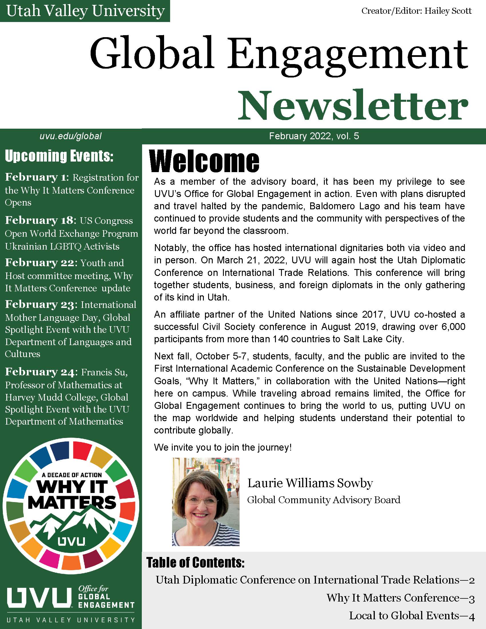 February Newsletter