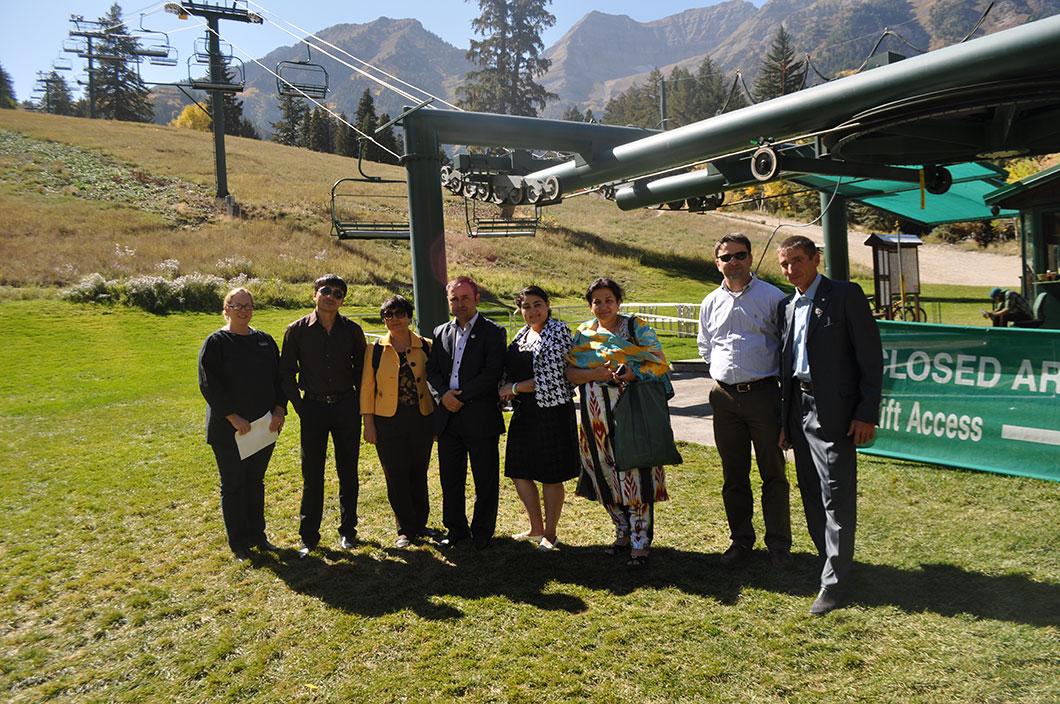 The Open World Delegates at Sundance Ski Resort