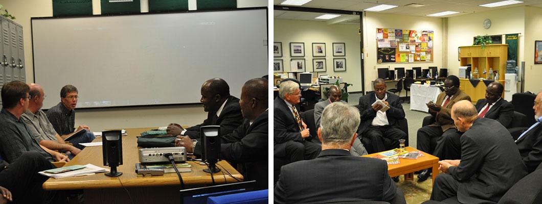 The Minister & delegates meet with UVU faculty, administrators, & collaborates with Utah business leaders