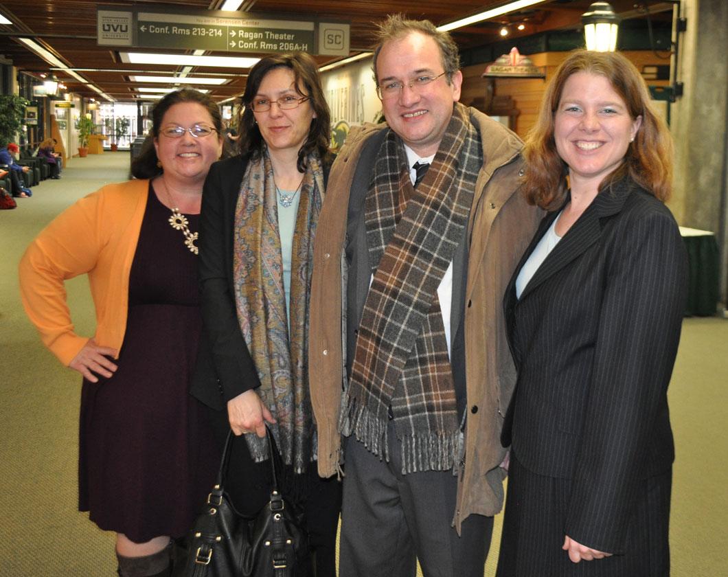 The Ambassador and His Wife with IA Staff