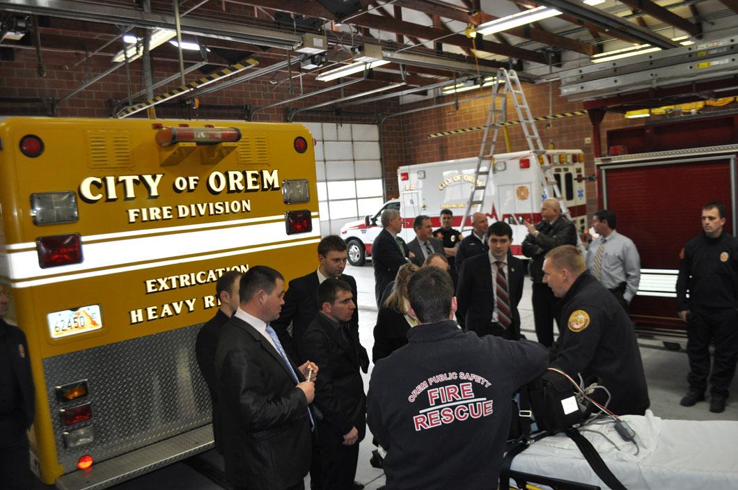 Visit to the City of Orem Fire Station