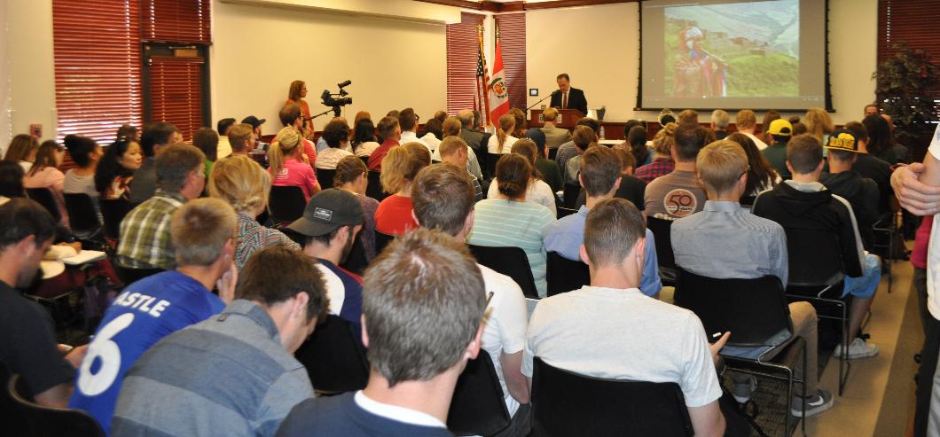 Lecture at UVU by the Ambassador of Peru to the US