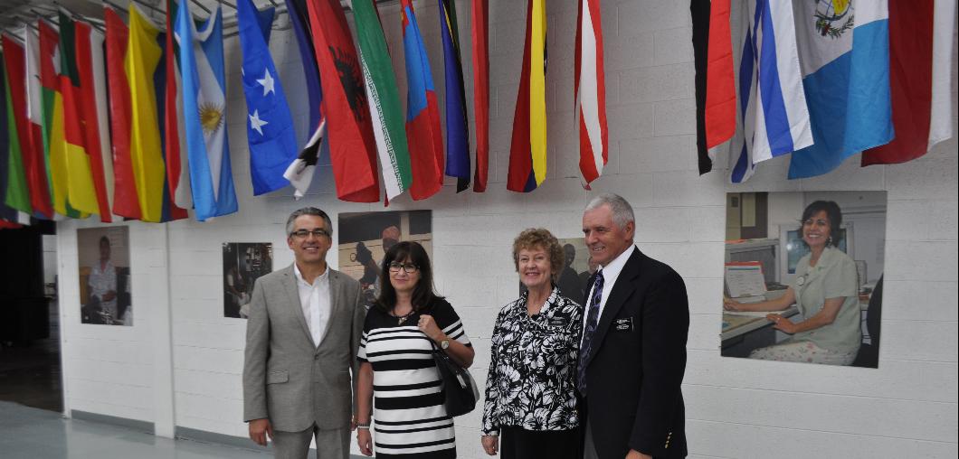 Mr. and Mrs. Brymora tour the LDS Humanitarian Center