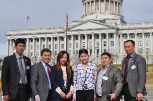 Kyrgyz delegates at state capitol