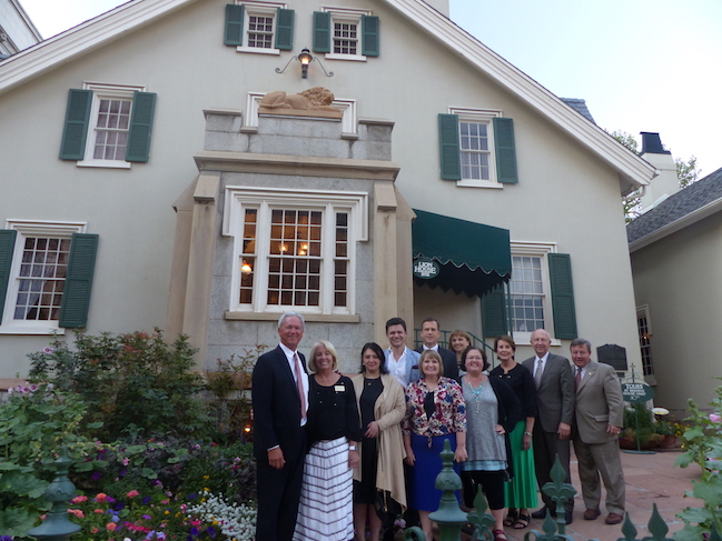 Dinner at the Lion House Restaurant hosted by LDS Public Affairs. 