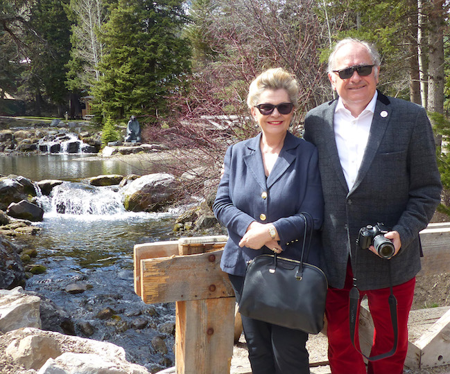 Ambassador Bogyay and her husband enjoy a quick trip up to the Sundance Resort.