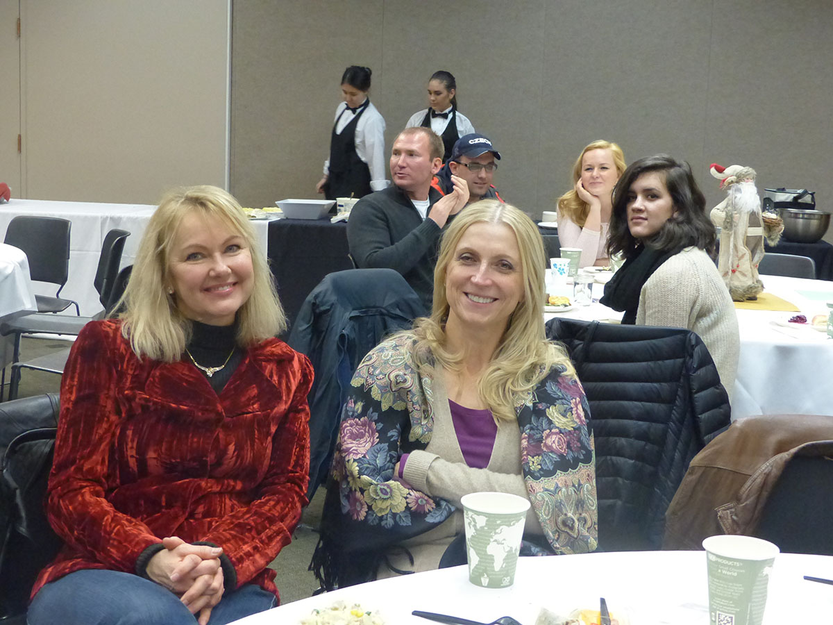 UVU Russian teachers: Marina Panina and Olga Jarrell. 