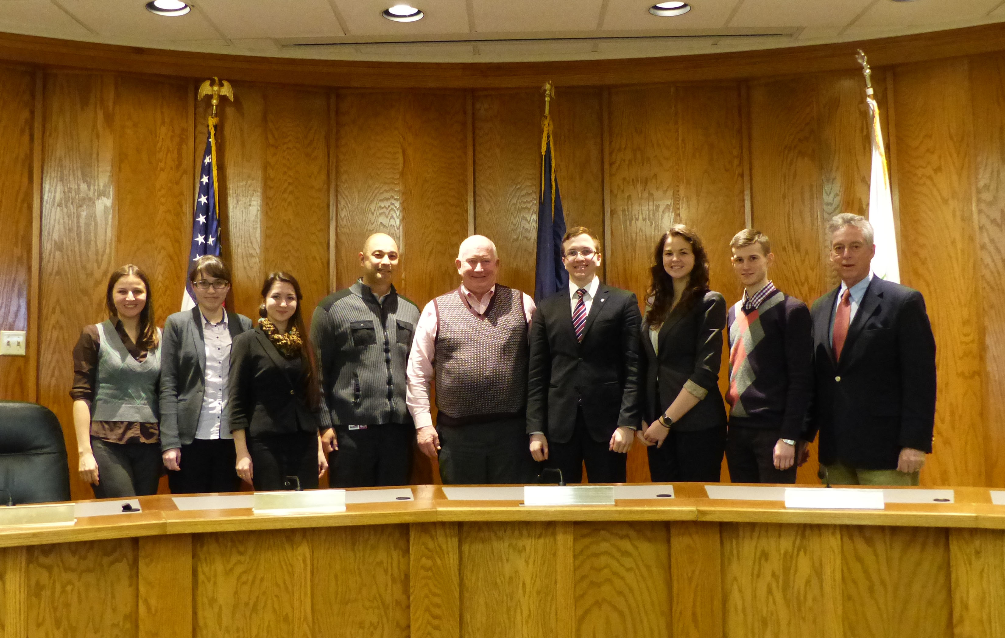 Ukrainian Delegates with Lehi City Administrators.