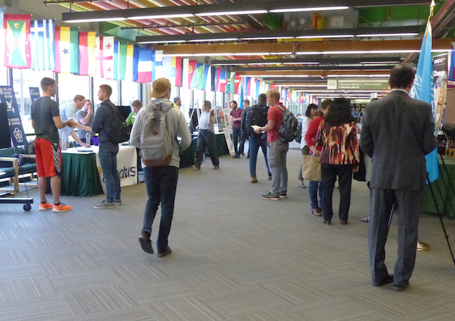 Hall of Flags on Event Day