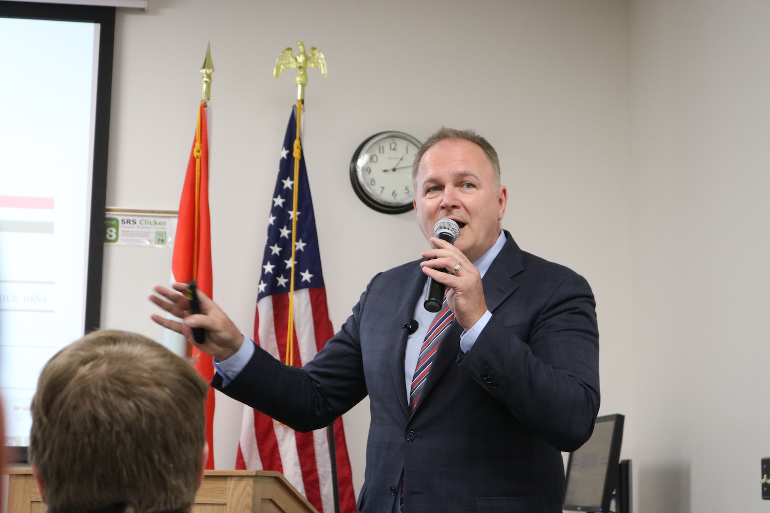 Ambassador Szabo during the lecture