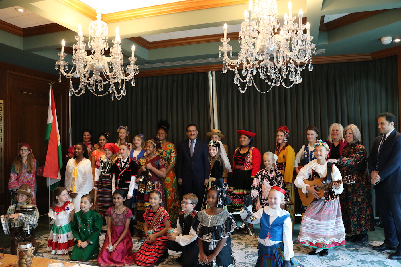 Dinner hosted by The Church of Jesus Christ of Latter-day Saints and a performance by The International Children's Choir