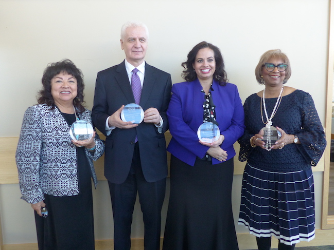 Mr. Milos Vukasinovic and other speaker with awards