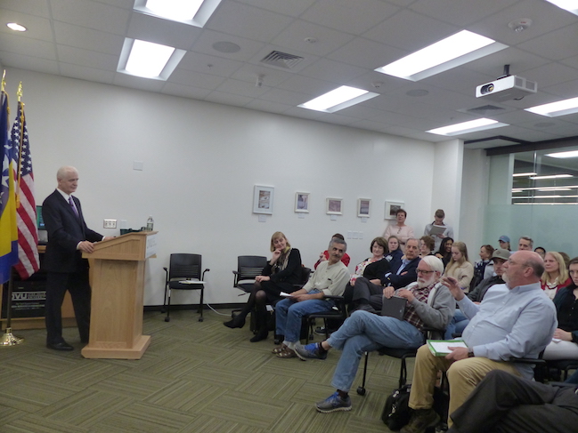 Mr. Milos Vukasinovic during the lecture