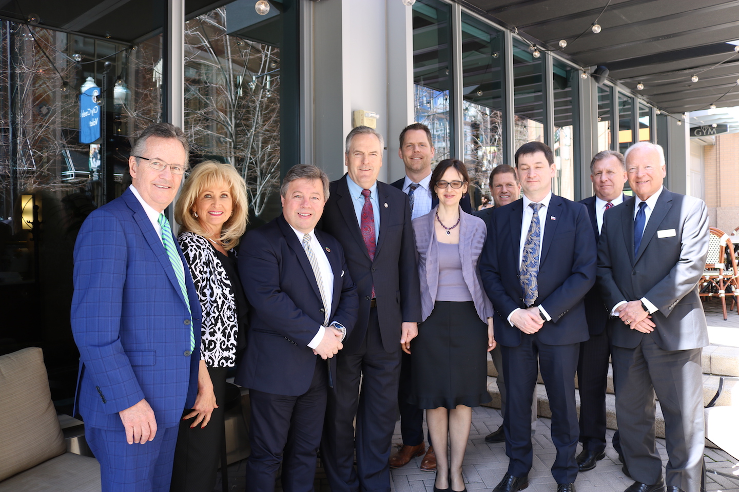 Ambassador Polyanskiy with Utah Legislators and Director of GOED.