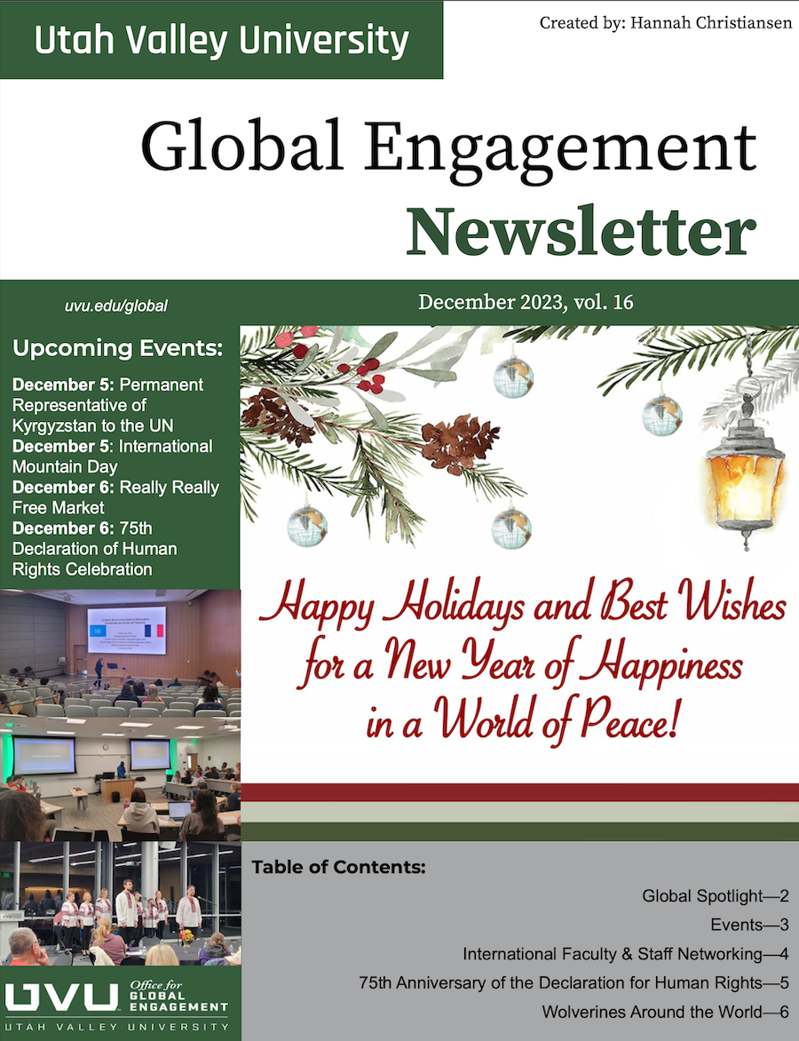 December Newsletter