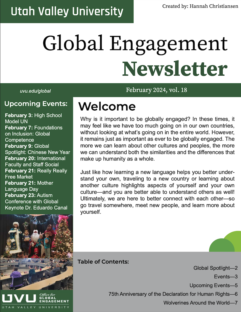 February Newsletter