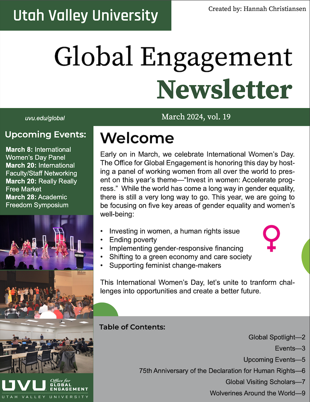 March Newsletter