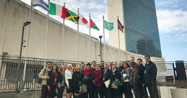 UVU Delegation at the United Nations Headquaters in NYC