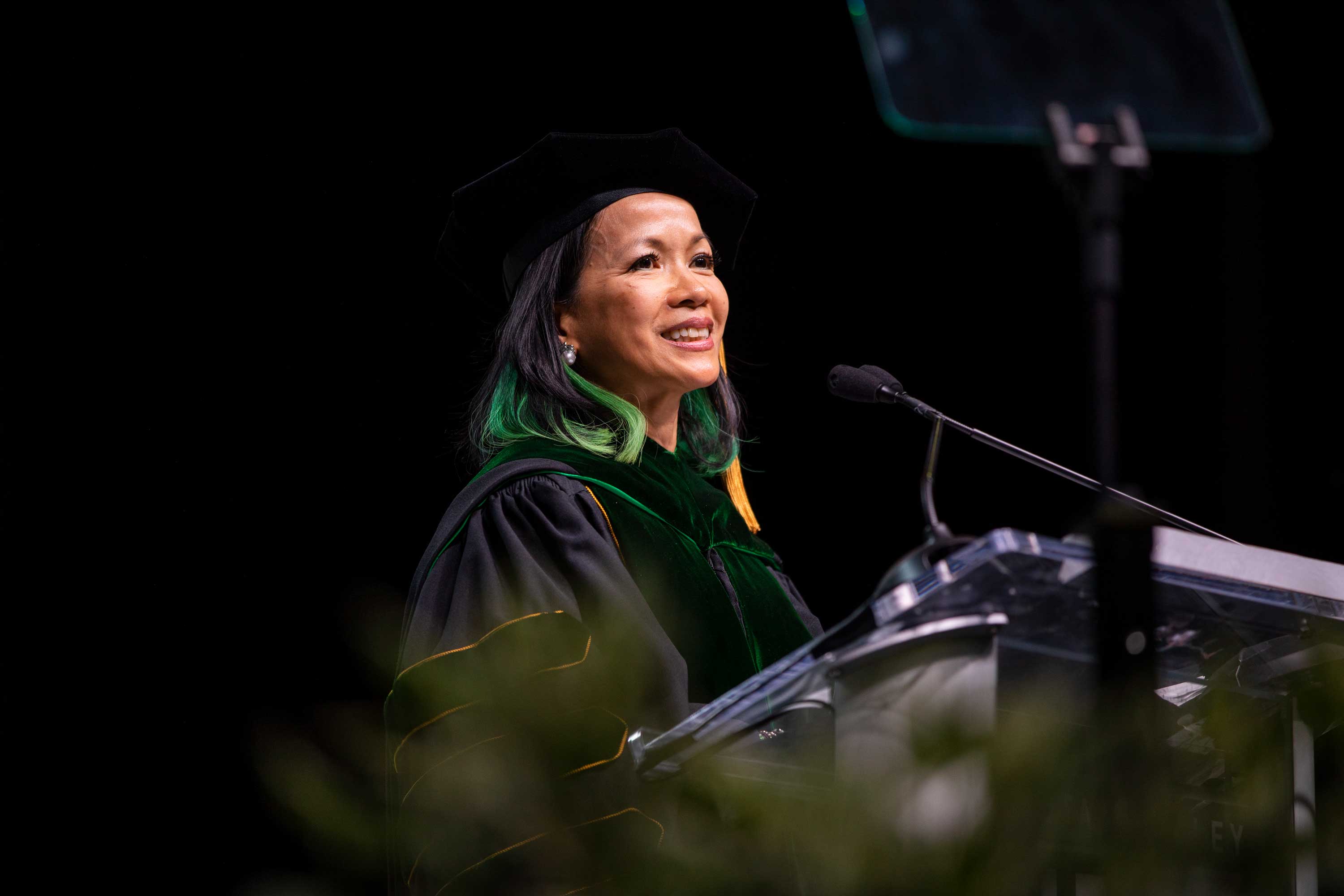 President Speaking at Commencement