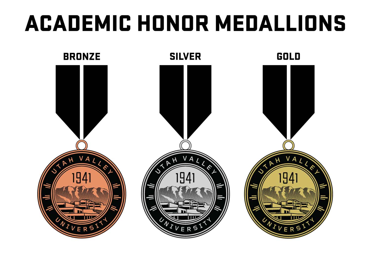 UVU Approved Academic Honor Medallions