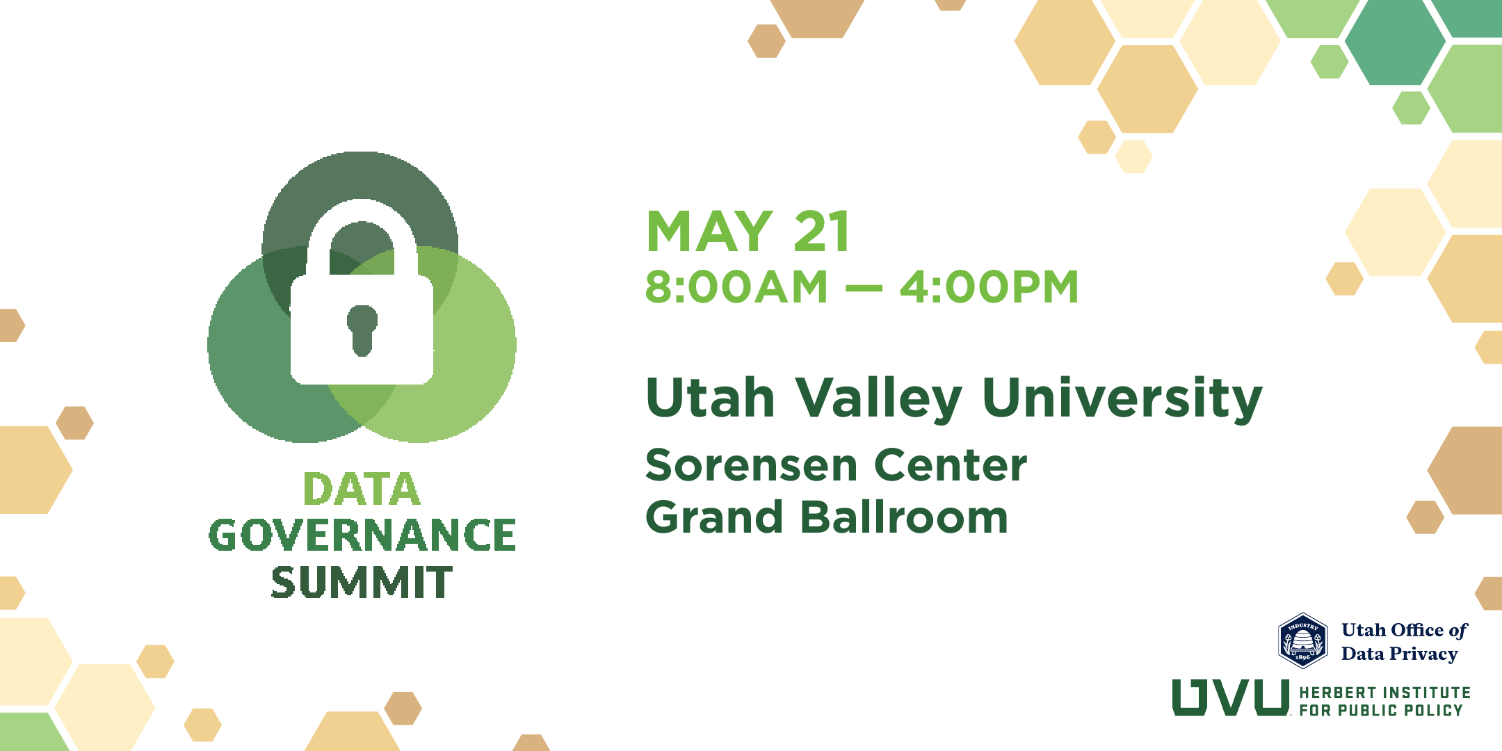 2026 Utah Data Governance Summit Banner