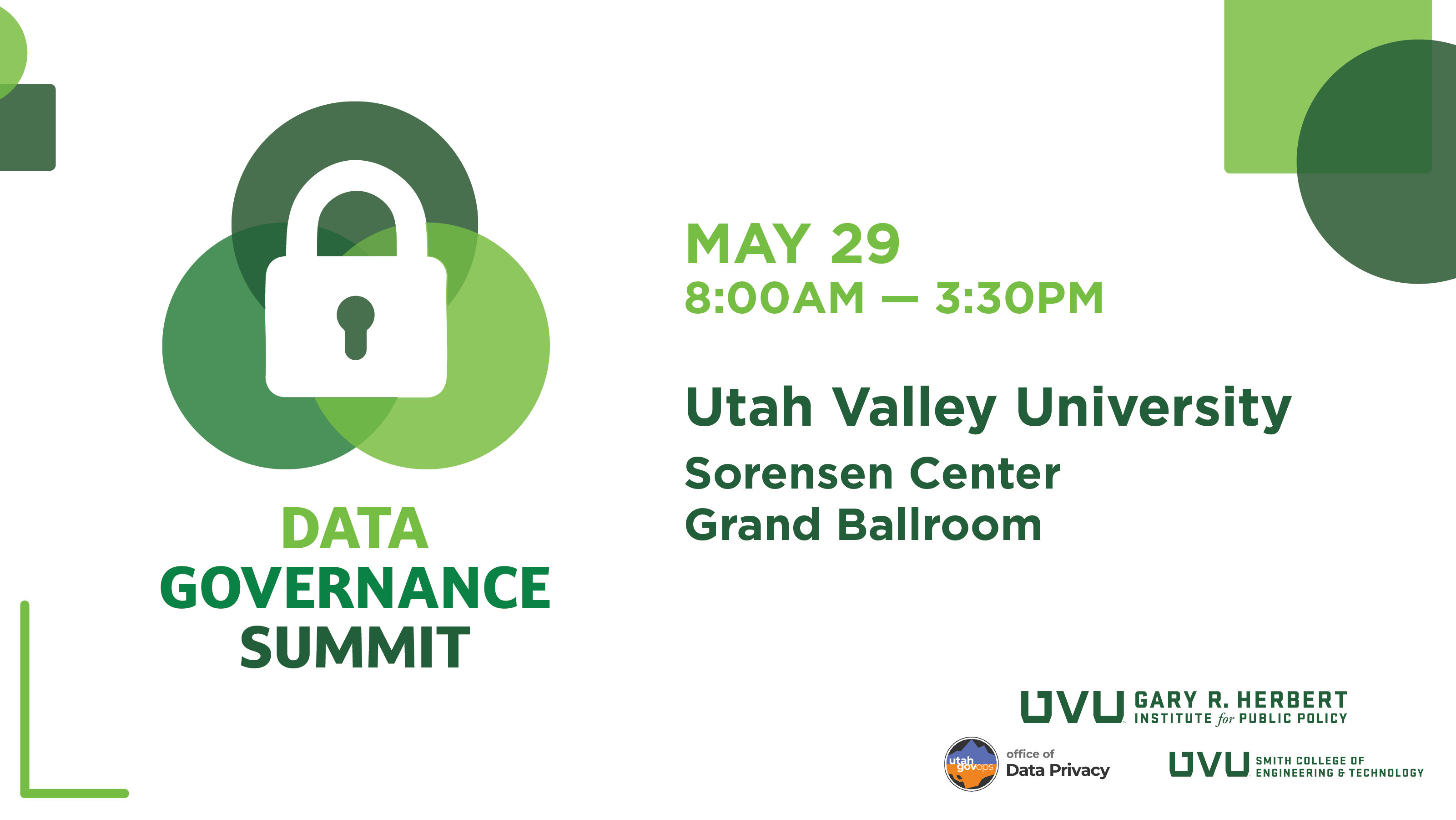 Data Governance Summit Promotional Poster