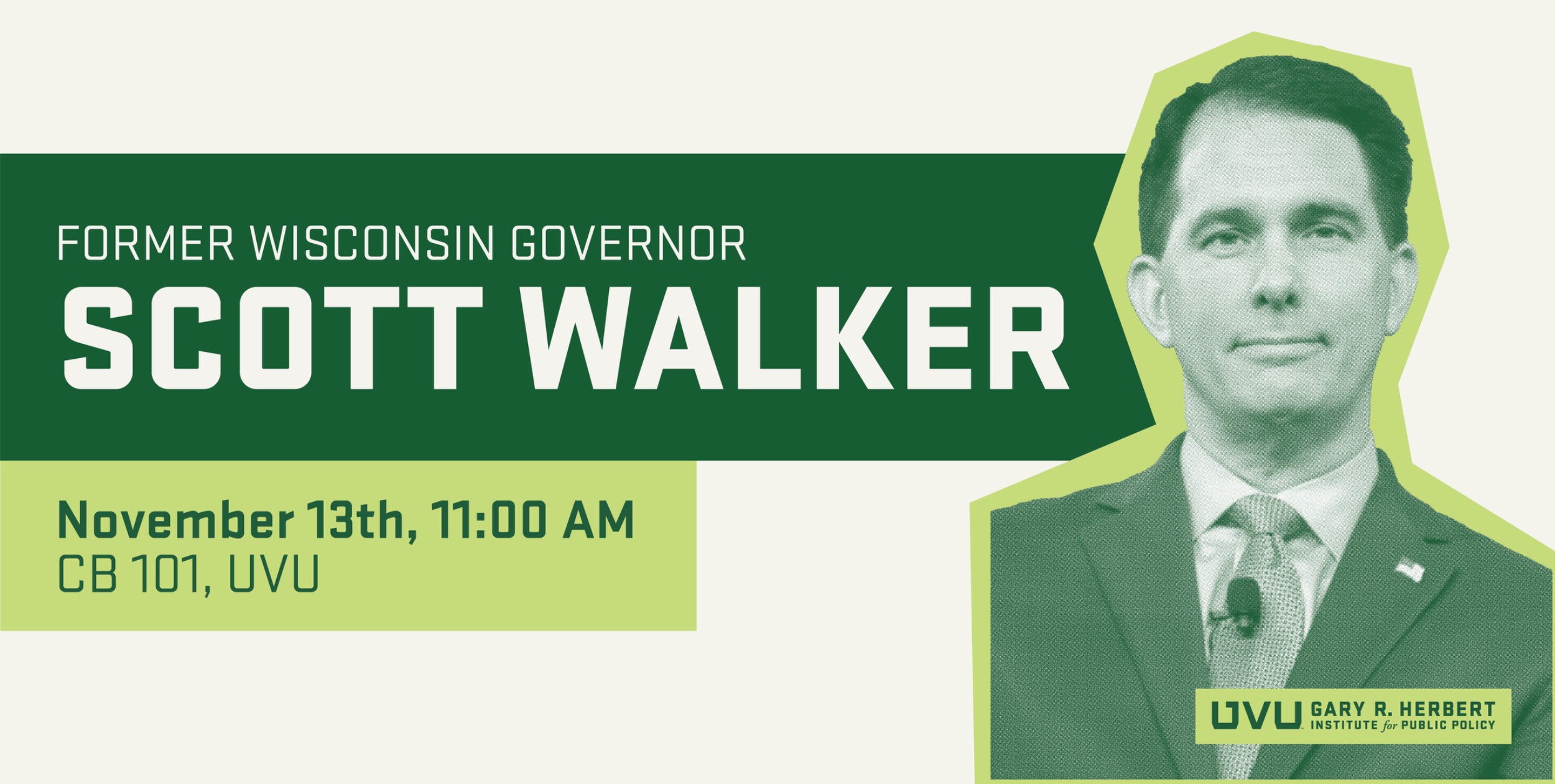 Wisconsin Gov Scott Walker speaking at Utah County Chamber Growth & Prosperity Summit