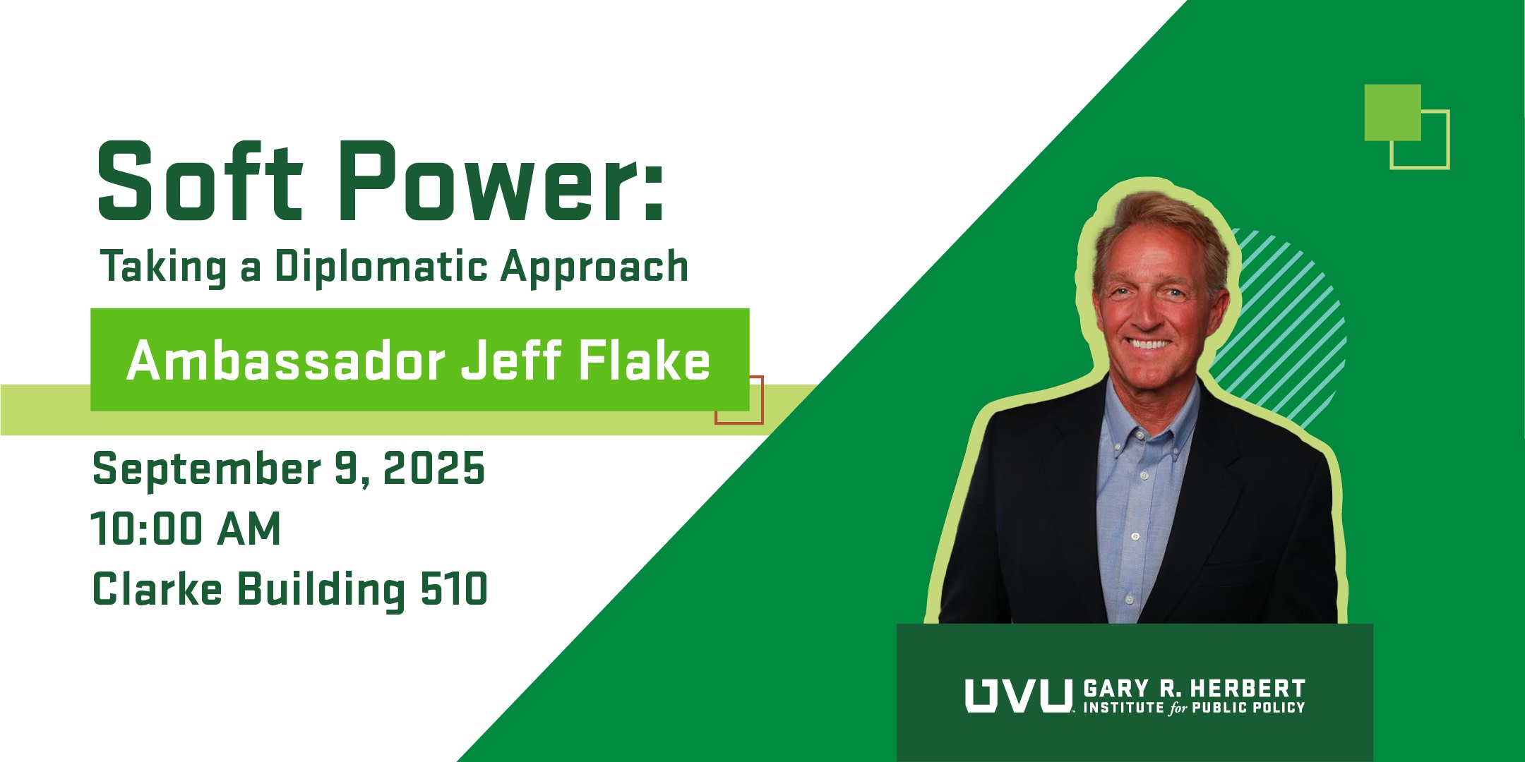 Jeff Flake: Soft Power: Taking a Diplomatic Approach
