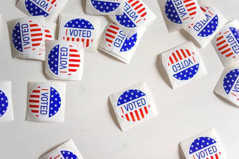 Voter stickers