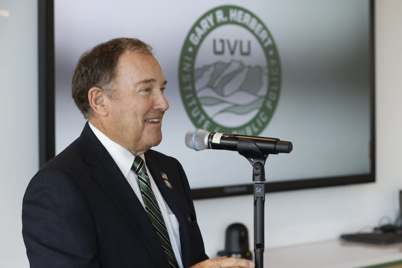 Gary R. Herbert Speaks at Institute Dedication