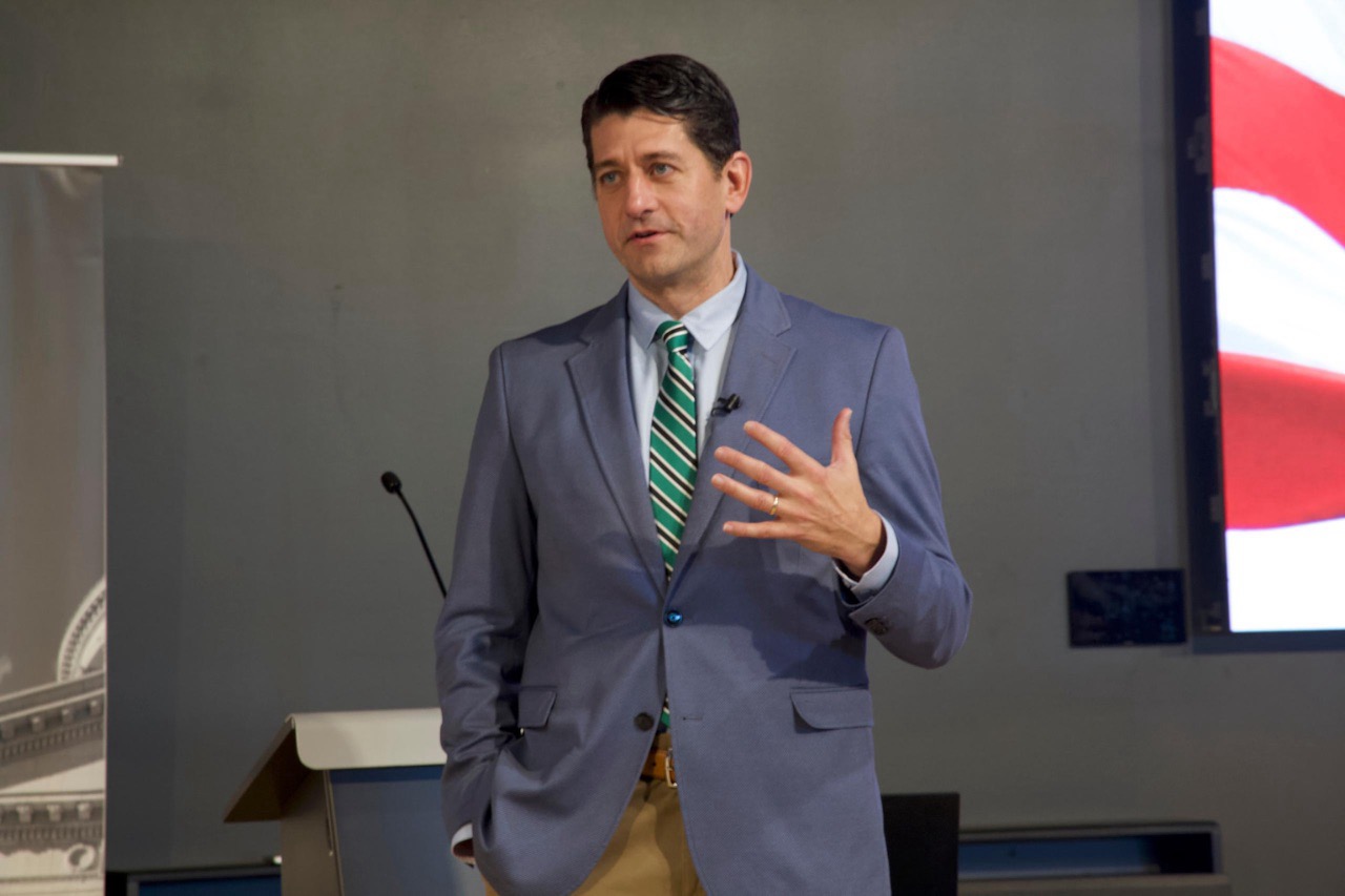 Paul Ryan speaking at UVU