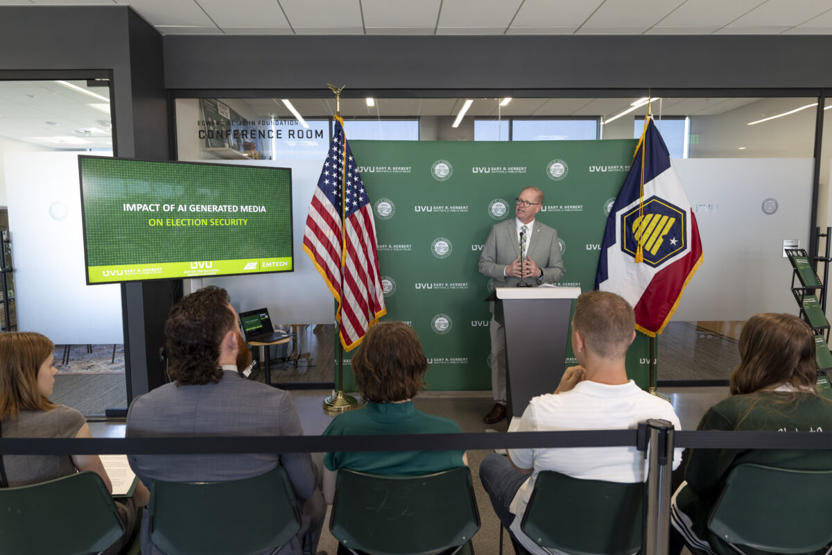 UVU study examining the effectiveness of deepfake videos