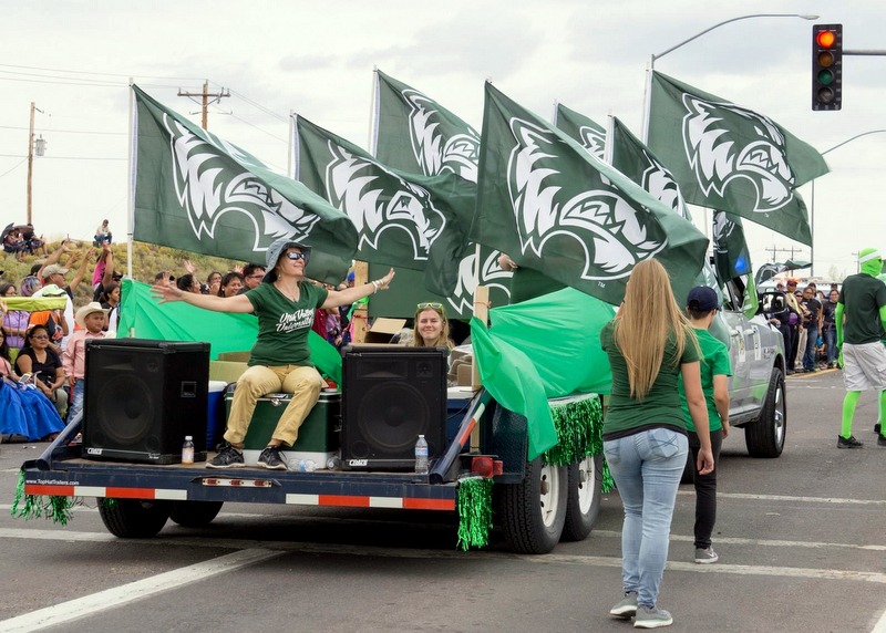 Kate at Navajo Nation Parade