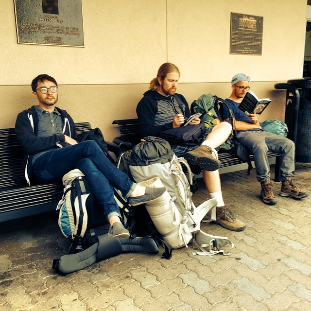 Hobo Trip at Train Station