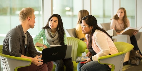 Students Studying together